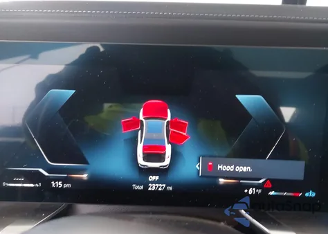 2023 BMW 740 I z USA, uszkodzony, nr VIN WBA23EH01PCL47313